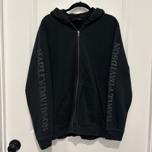 Harley-Davidson Black Zip Hoodie